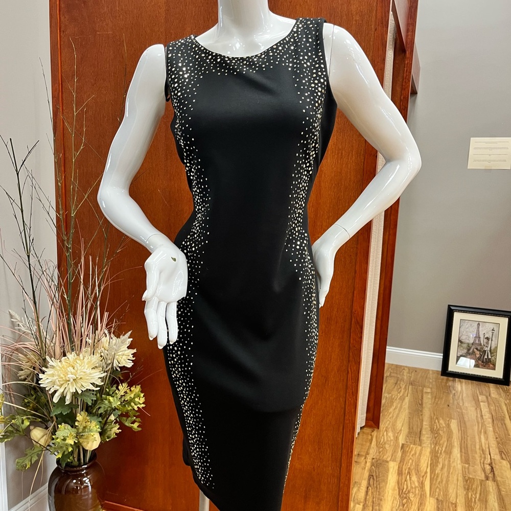 Black Studded Calvin Klein Dress Size 4